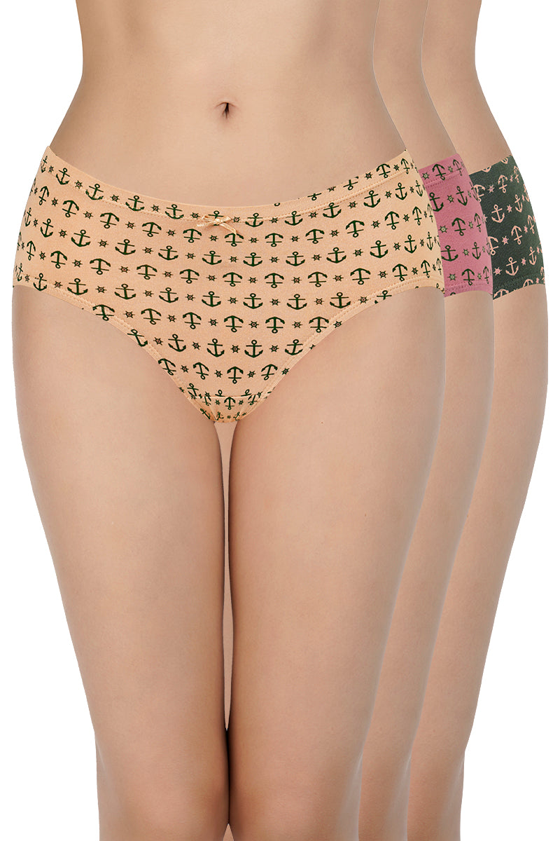 Panties with Brand Print Waistband