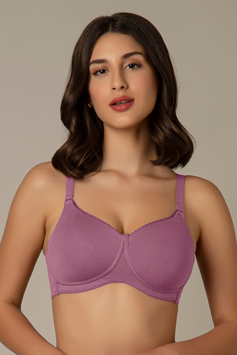 Essential Padded Wirefree Bra Mellow Mauve