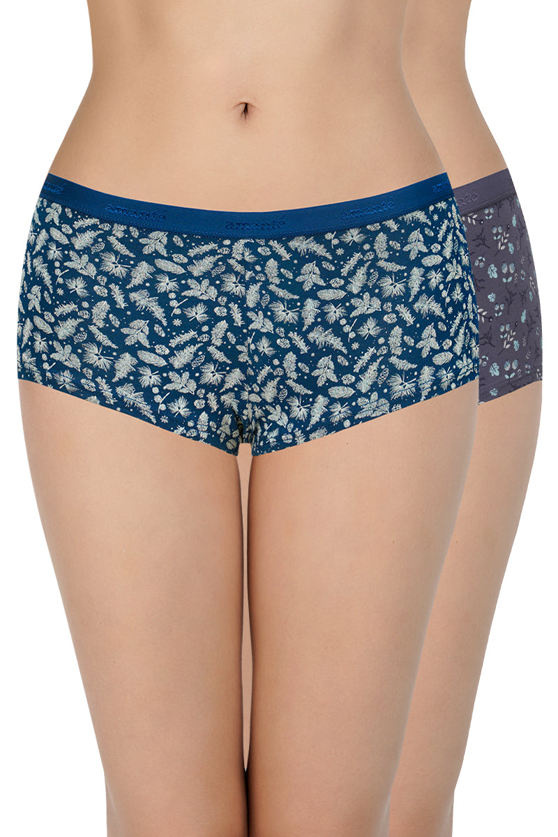 Print Low Rise Boyshort Panties (Pack of 2) amanté
