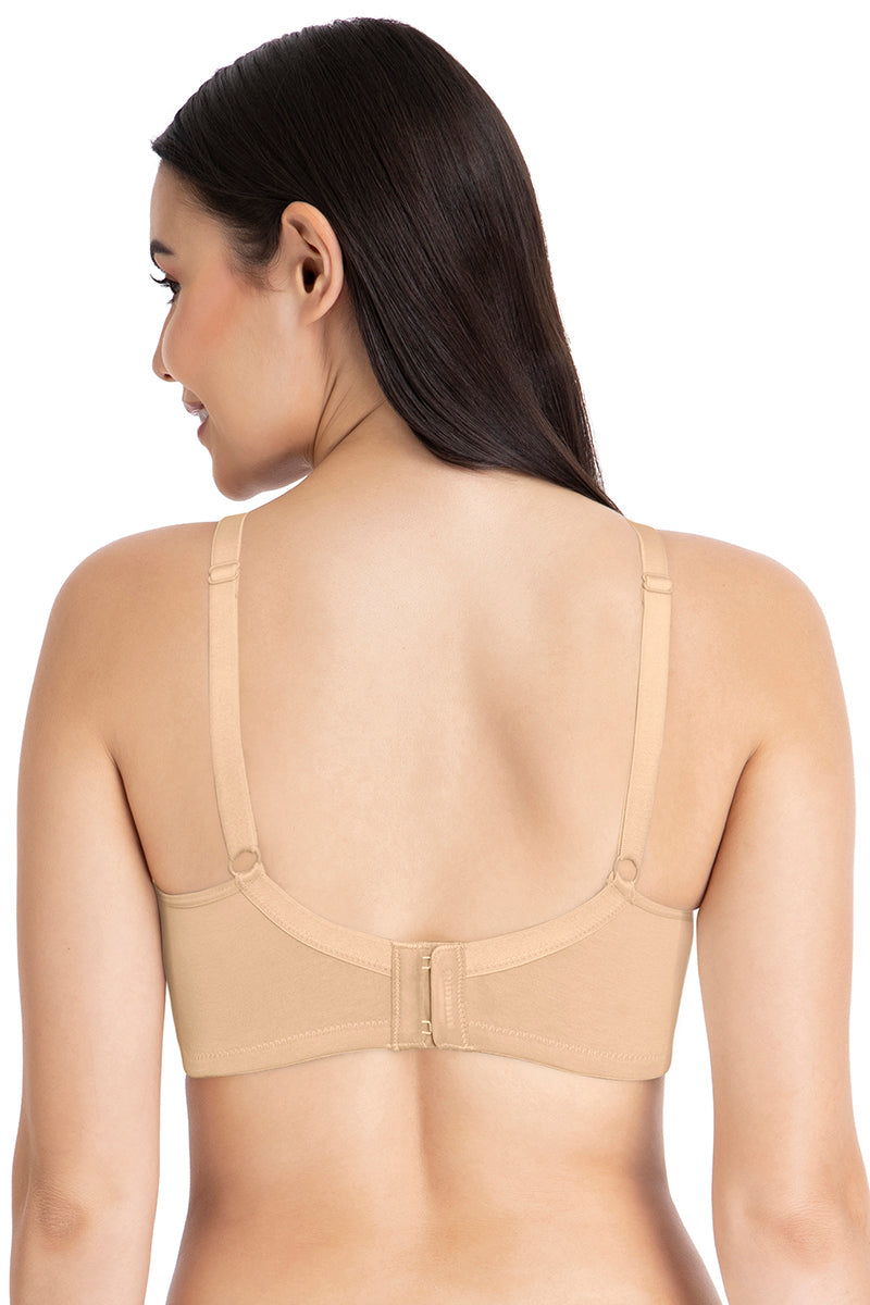 Lace Concealer Non-padded Non-wired Bra - Hazelnut