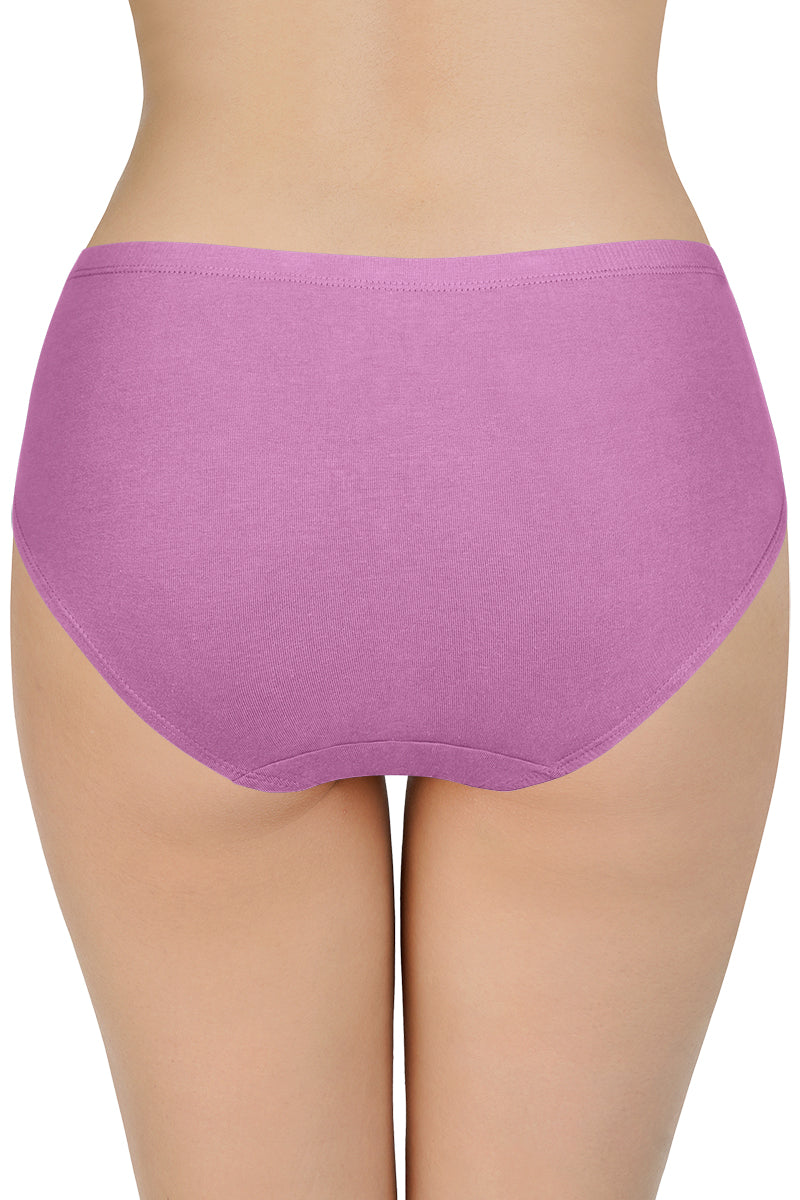 100% Cotton Hipster Panty Pack (Pack of 3) - D013 - Solid