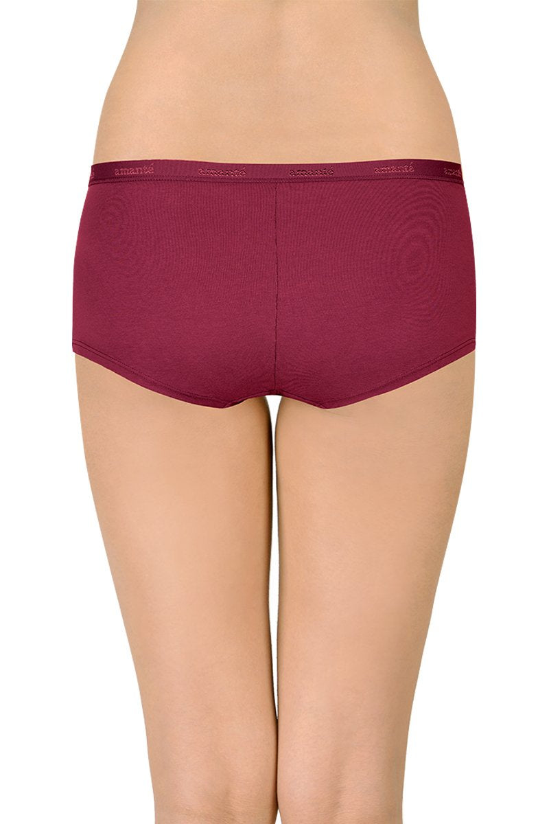 Solid Low Rise Boyshorts (Pack of 2)