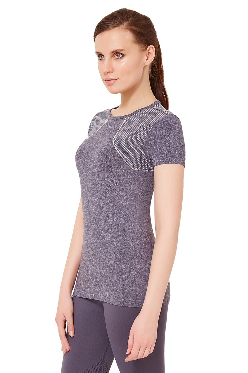 Half-sleeves Sports T-Shirt - Dark Grey