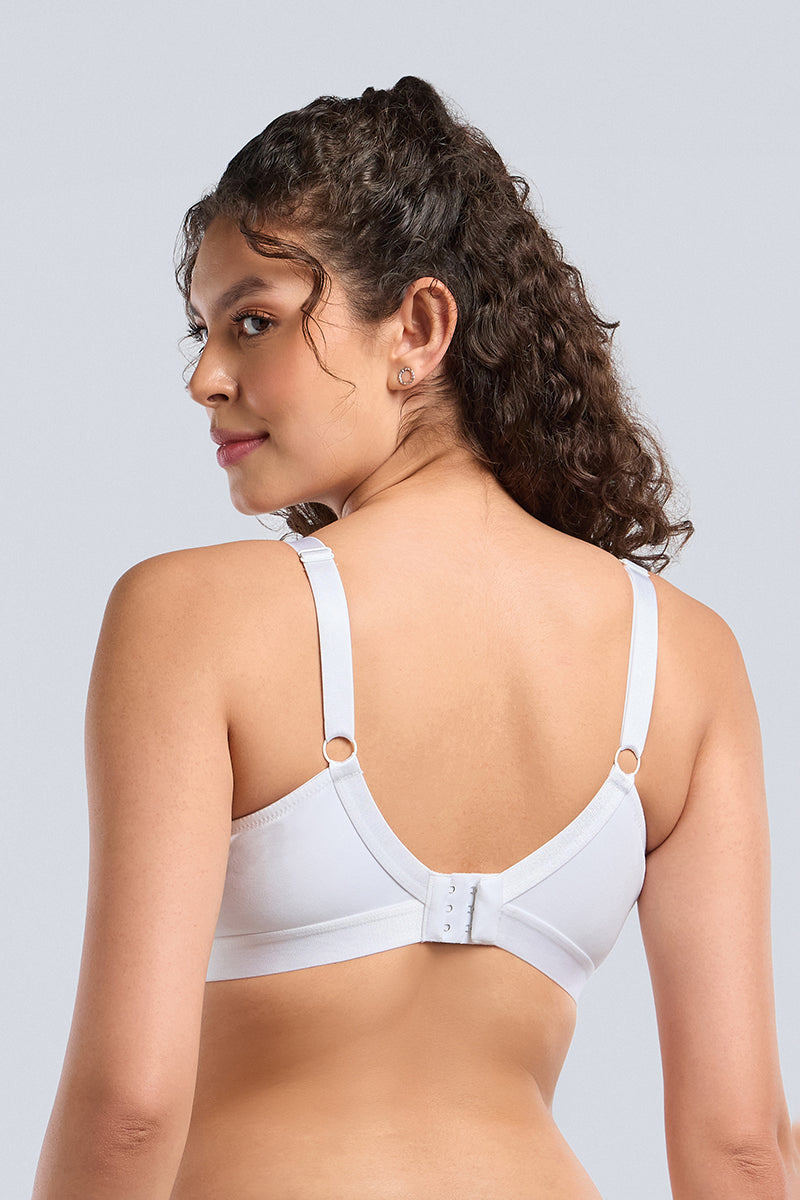 BLISSEASE COTTON BRA - WHITE
