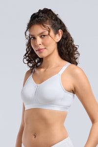BLISSEASE COTTON BRA - WHITE thumbnail 4
