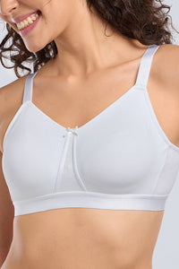 BLISSEASE COTTON BRA - WHITE thumbnail 3