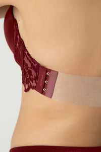 Femme Lace Padded Wired Multiway Bra - Biking Red thumbnail 11