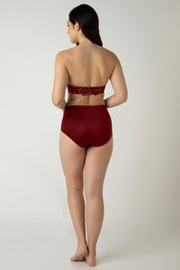 Femme Lace Padded Wired Multiway Bra - Biking Red thumbnail 13