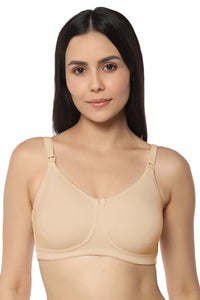 Maternity Non-padded Non-wired Cotton Bra - Hazelnut - color option