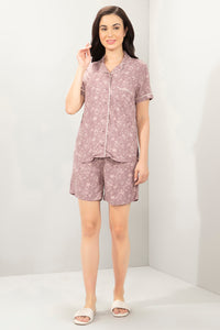 Sleep Shorts Set - Chamomile Floral Print - color option