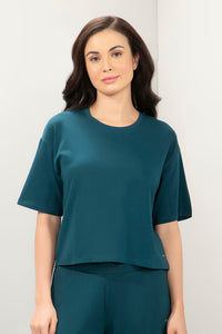 Unwind Crop Top - Reflecting Pond - color option