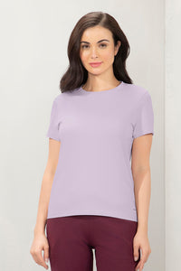 Essential Crew Neck Tee - Lavender Fog - color option