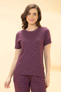 Scoop Neck Sleep Tee - Moonlite Print - color option