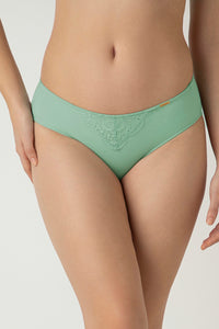 Lace Elegance Bikini Panty - Aqua Foam thumbnail 1
