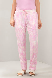 Full Length Pyjama Bottom - Orchid Checks Print thumbnail 1