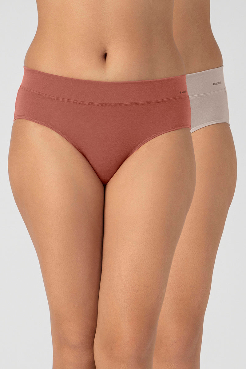 Mixed Assorted Hipster Modal Panty (Pack of 2 Colors & Prints May Vary) – Comfort Band