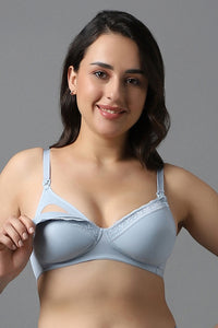 Padded Non-wired Maternity Bra - Celestial Blue thumbnail 1