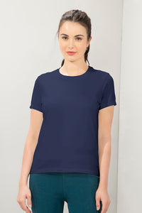 Essential Crew Neck Tee - Medieval Blue - color option