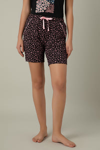 Sleep Shorts - Polka Heart Print - color option