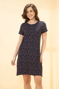 Comfort Sleep Dress - Twilight Floral Print - color option