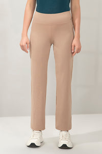 Flaunt Flared Travel Pants - Warm Toupe - color option