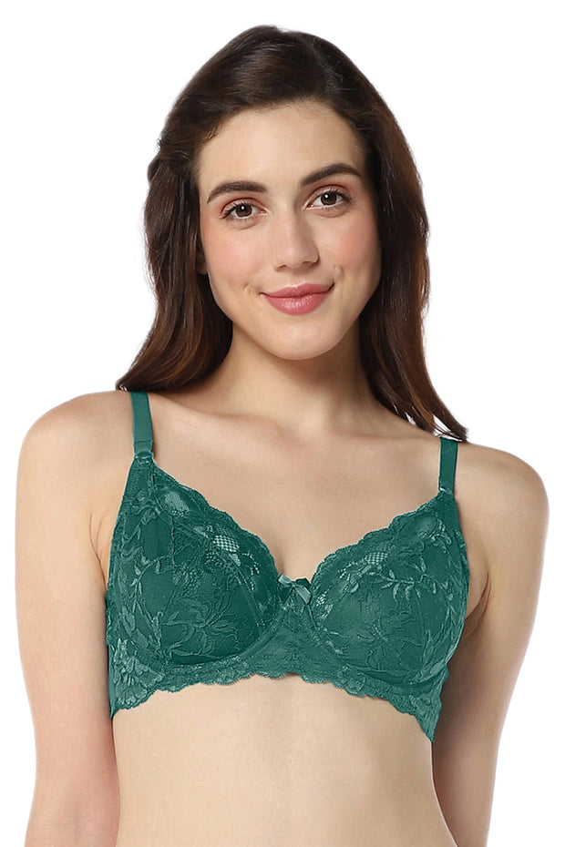 Luxe Support Non-Padded Wired Bra  - Botanical Garden