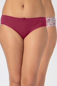Lace Edge Bikini Panty (Pack of 2 Prints & Colors May Vary) - Mixed Assorted thumbnail 6