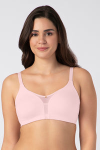 Chic Smooth Non-Padded Non-Wired Minimizer Bra - Pink Dogwood - color option