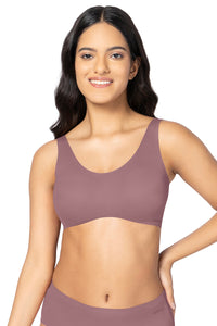 Invisi Ease Padded Non-Wired Slip-On Bra - Nostalgia Rose - color option