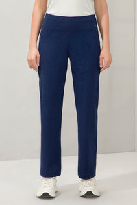 Flaunt Flared Travel Pants - Medieval Blue thumbnail 1