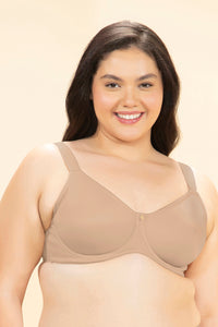 Delight Minimizer Non-Padded Wired Bra - Hazelnut thumbnail 1