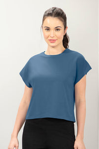 Essential Crop Top - Blue Horizon - color option