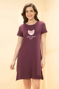 Comfort Sleep Dress - Purrfect Print - color option