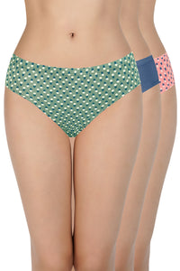 100% Cotton Bikini Panty Pack (Pack of 3) - D006 - Multi thumbnail 1
