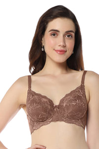 Luxe Support Non-Padded Wired Bra  - Nutmeg - color option