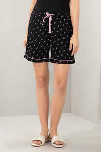 Sleep Shorts - Black Beauty Floral Print - color option