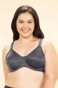 Delight Minimizer Non-Padded Wired Bra - Blackened Pearl - color option