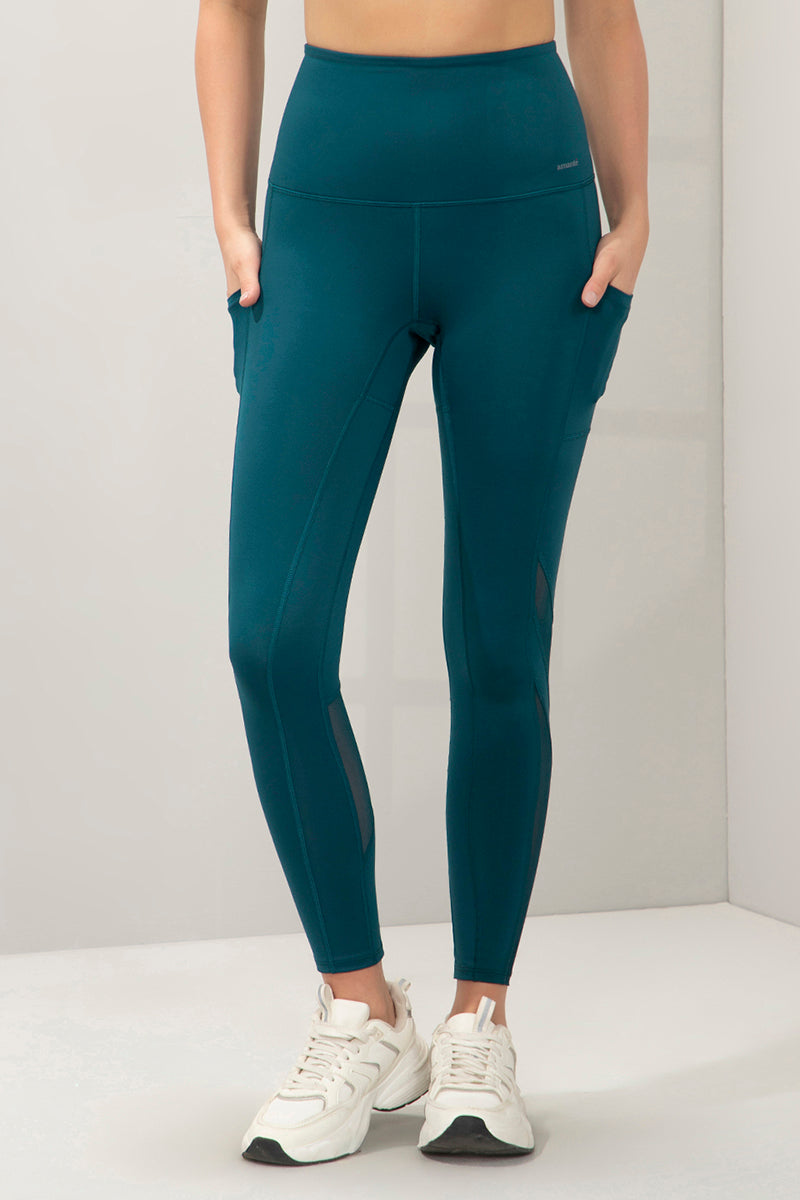 Energize Panelled Tights - Reflecting Pond