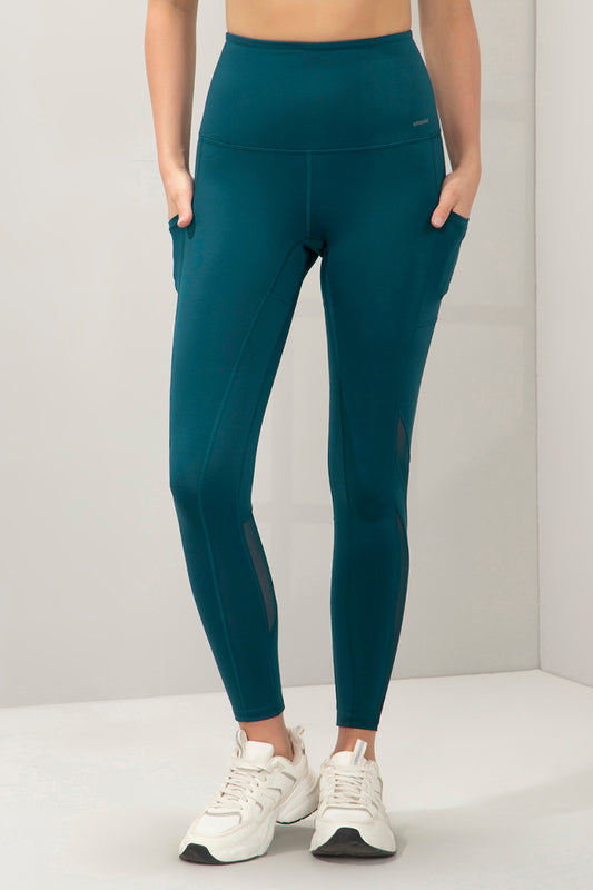 Energize Panelled Tights - Reflecting Pond