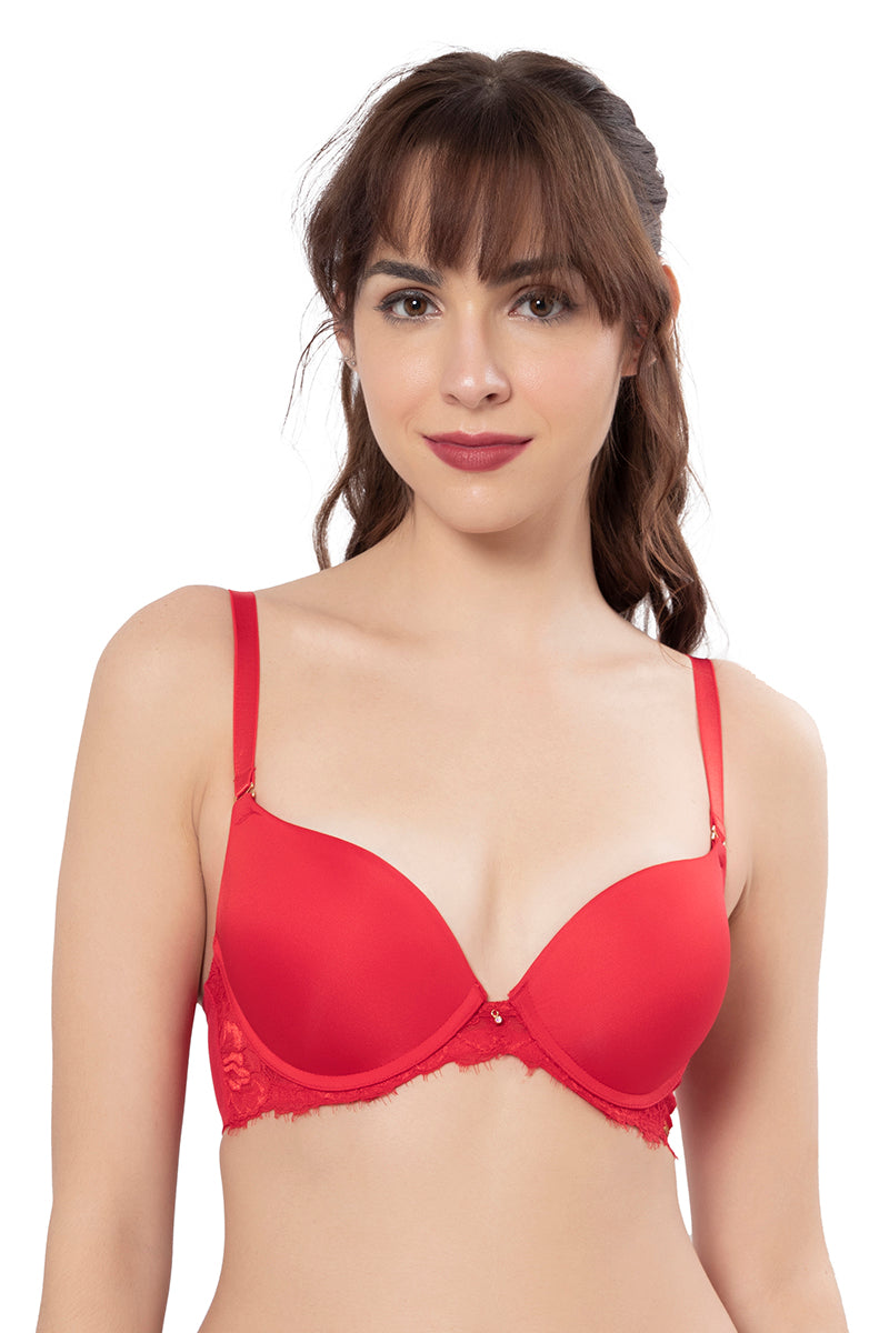 Miracle Lift Double Push-up Bra - Spanish Red