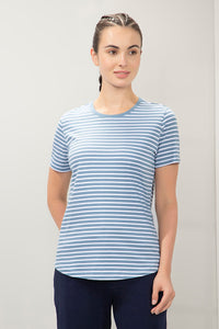 Essential Stripe Tee - English Blue Stripes - color option