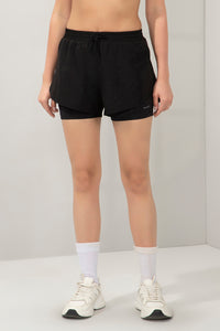 Energize High Rise Active Shorts - Black - color option