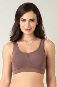 All Day At Home Bra - Peppercorn thumbnail 1