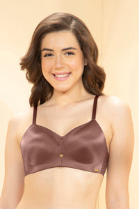 Uni-flex Padded Non-Wired T-shirt Bra - Nutmeg - color option