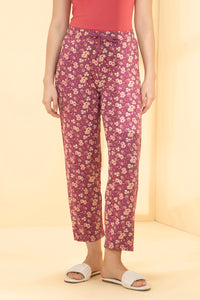 Lounge Pants - Peach Blossom Print - color option