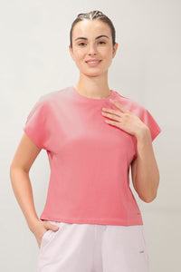 Essential Crop Top - Flamingo Plume - color option