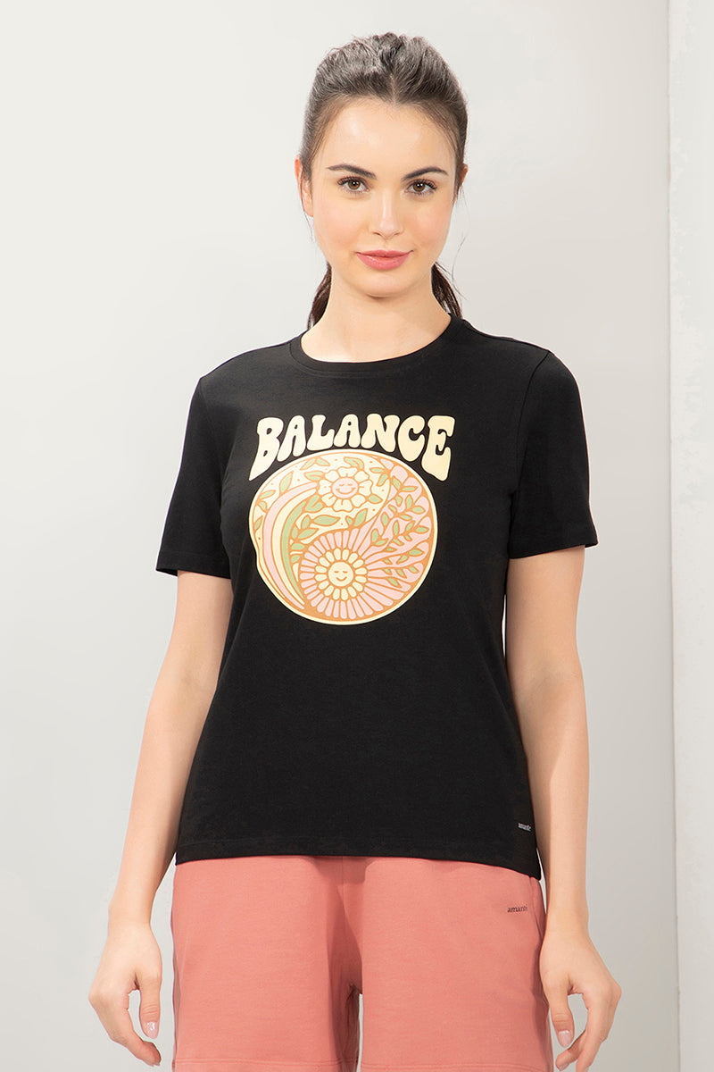 Essential Printed Tee - Balance Print