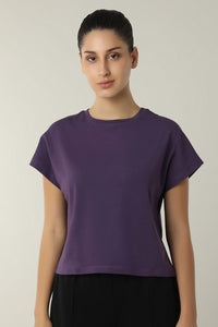 Essential Crop Top - Navy Cosmos - color option