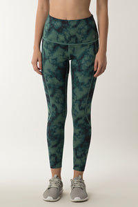 Flaunt Fashion Tights - Marble Green Print thumbnail 1