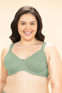 Delight Minimizer Non-Padded Wired Bra - Reseda - color option